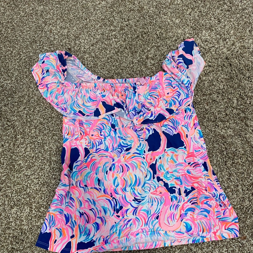 Lily Pulitzer off-the-shoulder top